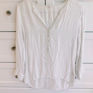 White Soft Joie top🤍